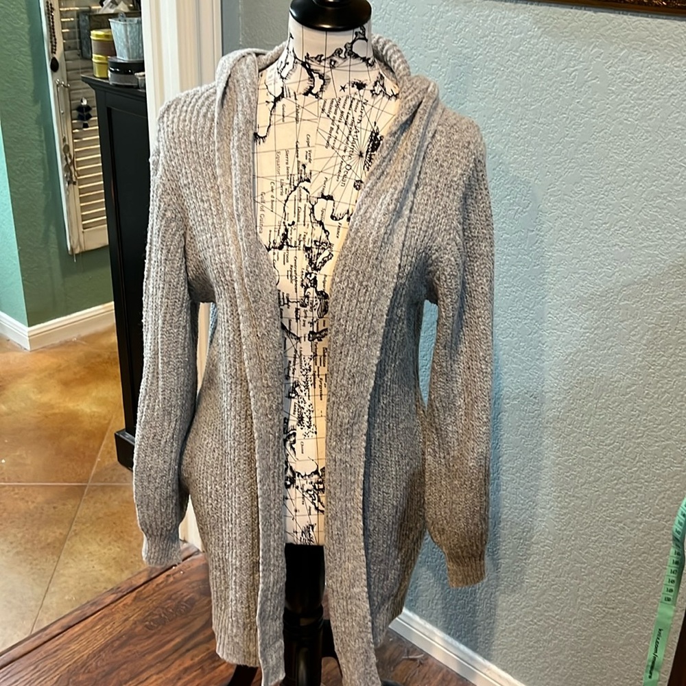 Gray cardigan